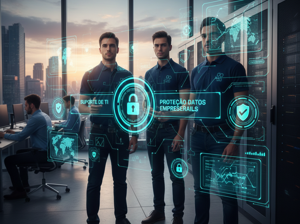 Suporte de TI e a proteção das informações empresariais